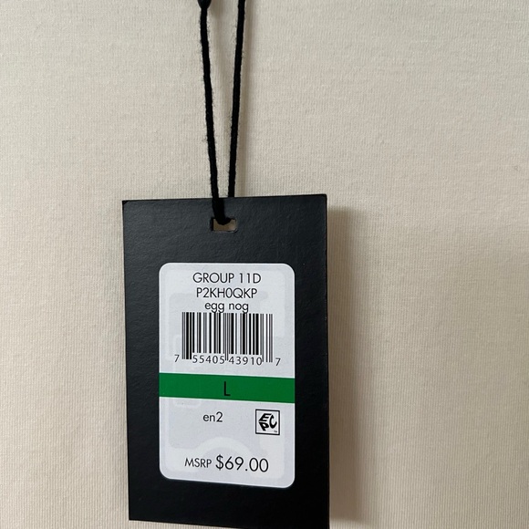 DKNY Elbow Sleeve Knit Top Size Large - Picture 5 of 9